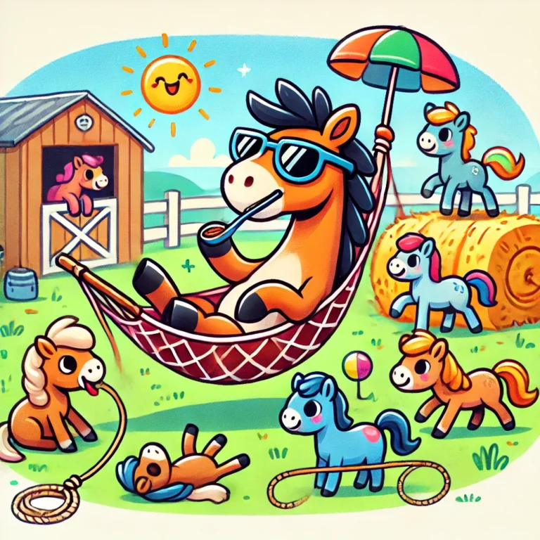 horse puns dad kids jokes image