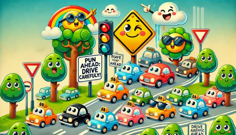 traffic puns image